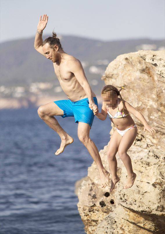 David Guetta disfruta con hijos