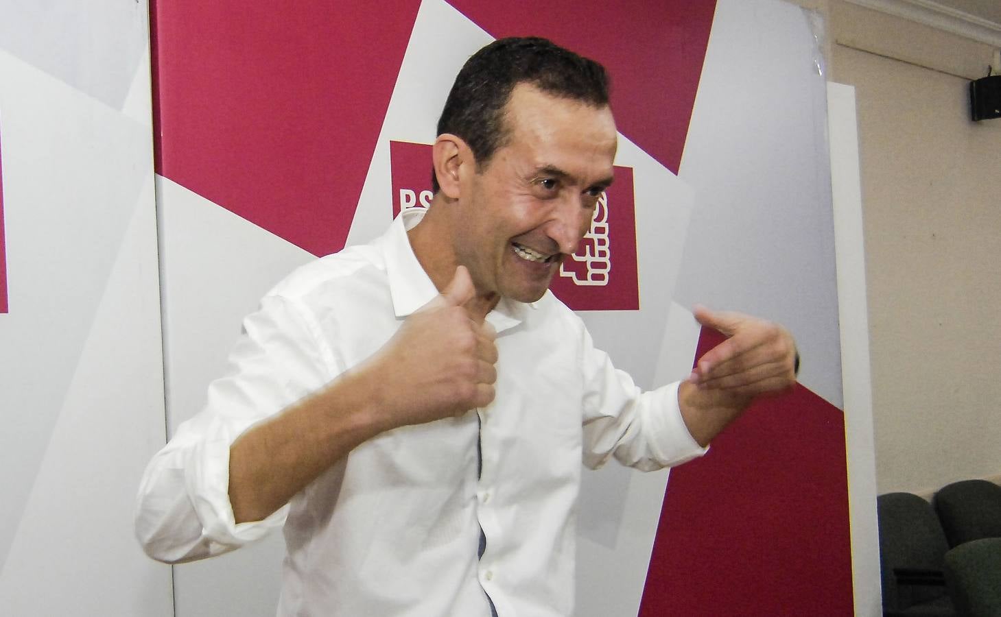 Carlos González, como candidato a las primarias del PSOE en Elche