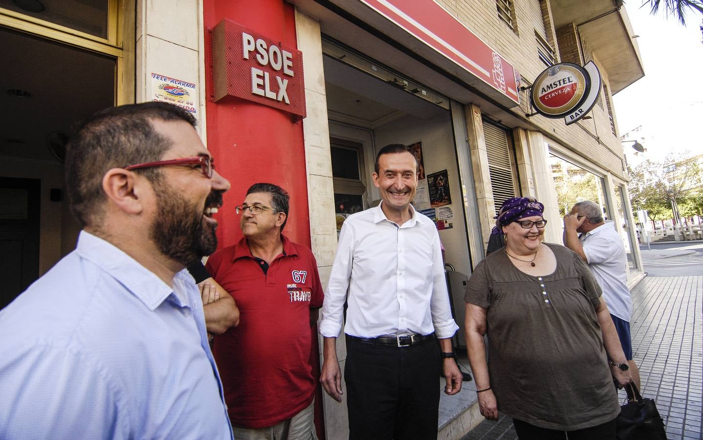 Carlos González, como candidato a las primarias del PSOE en Elche