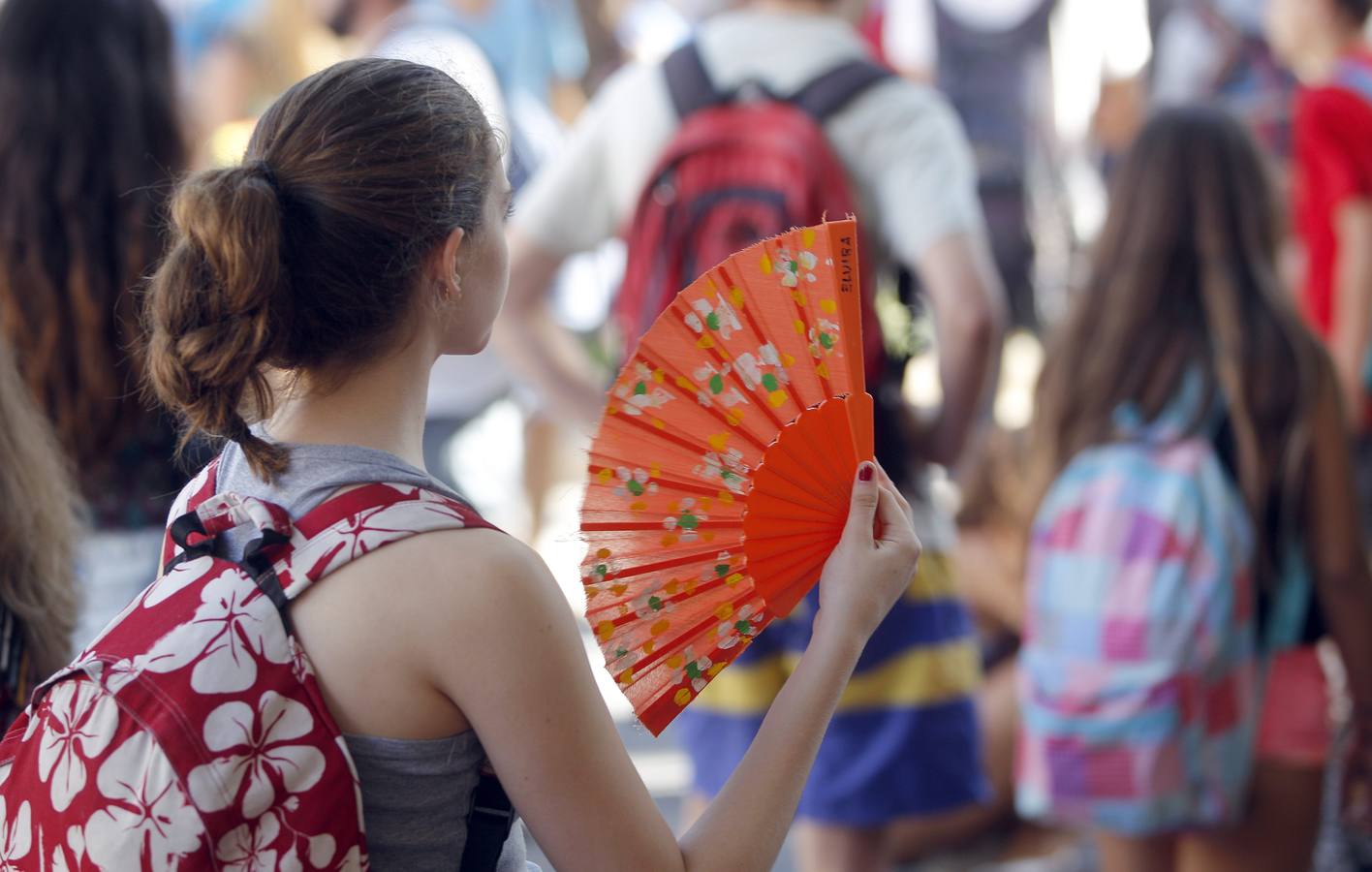 Motín en las aulas por el calor