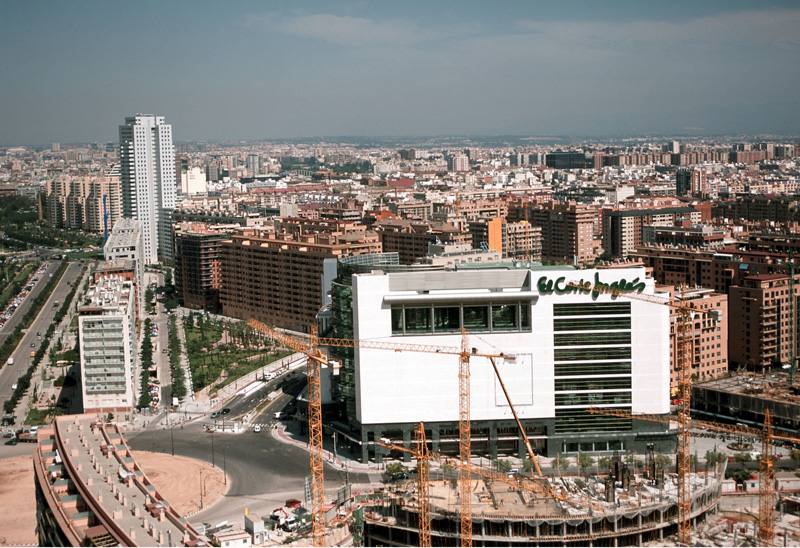 El Corte Inglés de avenida de Francia. 