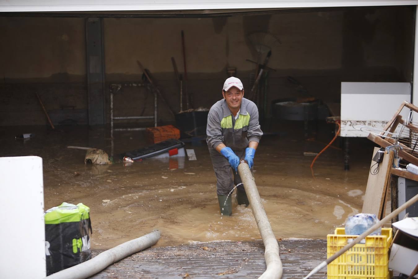 Inundaciones en la urbanización Montesano de Bétera.