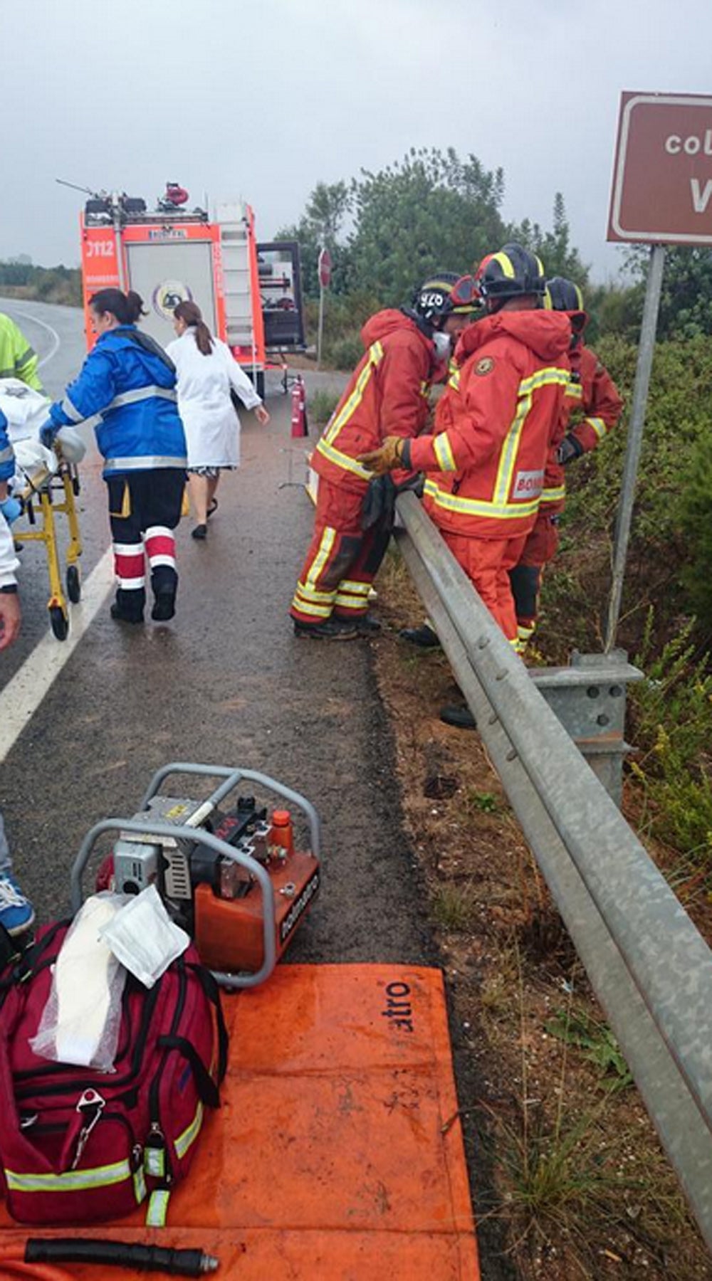 Accidente de coche en Estubeny