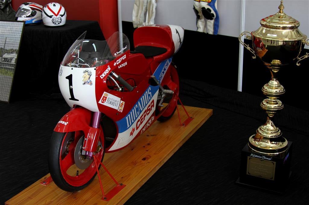 Homenaje a Champi herreros por los 25 años de su título mundial de 80 cc