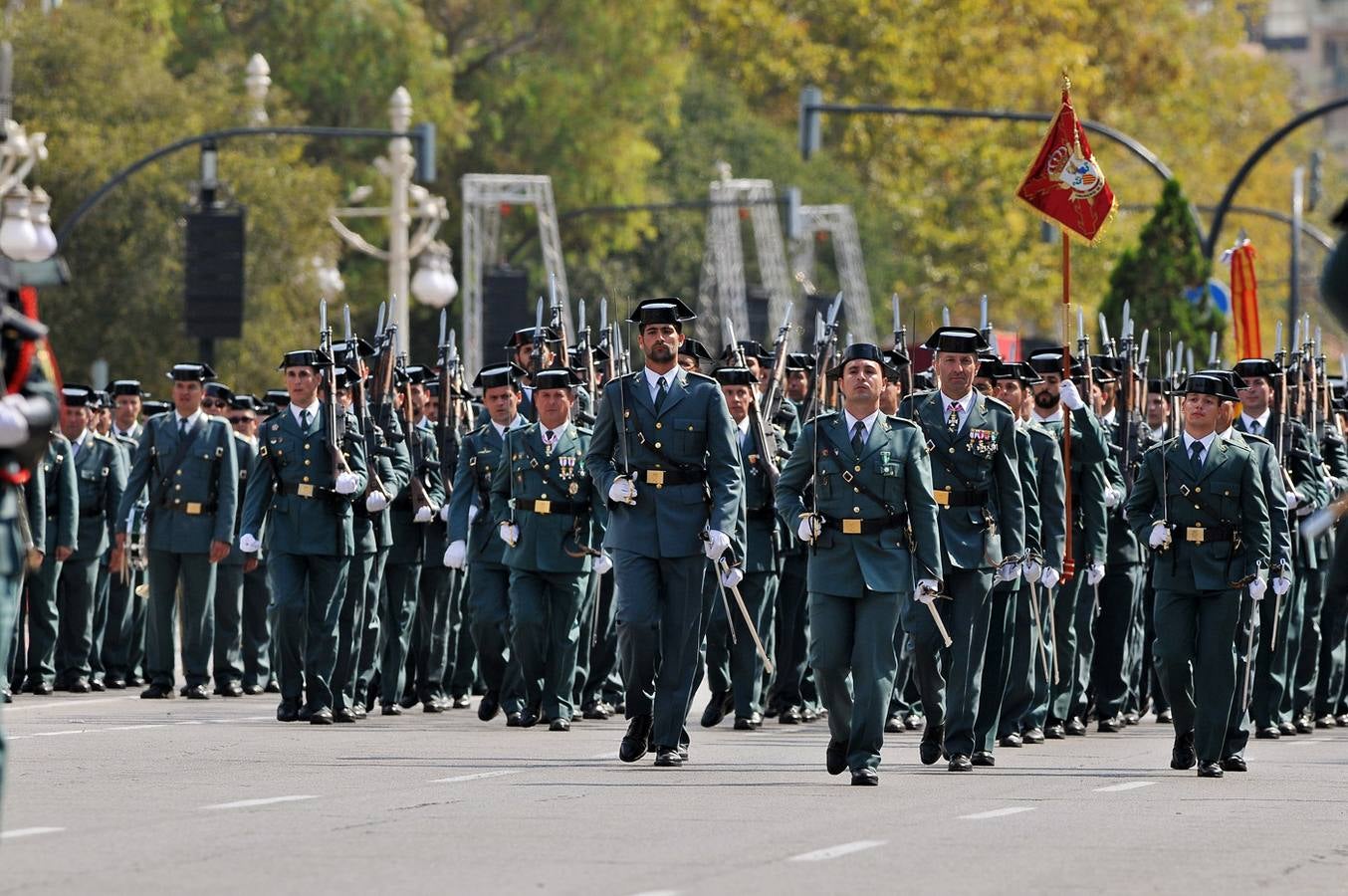 Celebración de la fiesta de la Guardia Civil