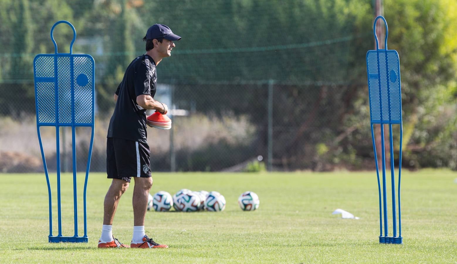 Entrenamiento del Hércules en Fontcalent antes del partido contra Villareal B