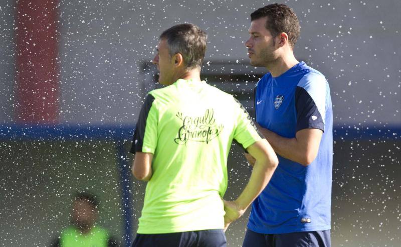 Primer entrenamiento del Levante con Lucas Alcaraz