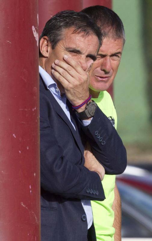 Primer entrenamiento del Levante con Lucas Alcaraz