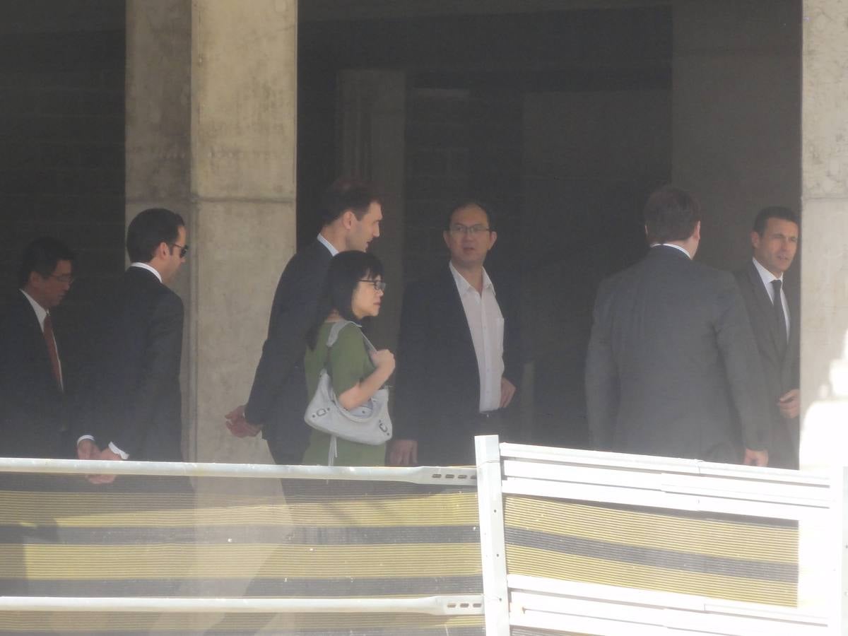 Peter Lim, en Valencia tras comprar el club