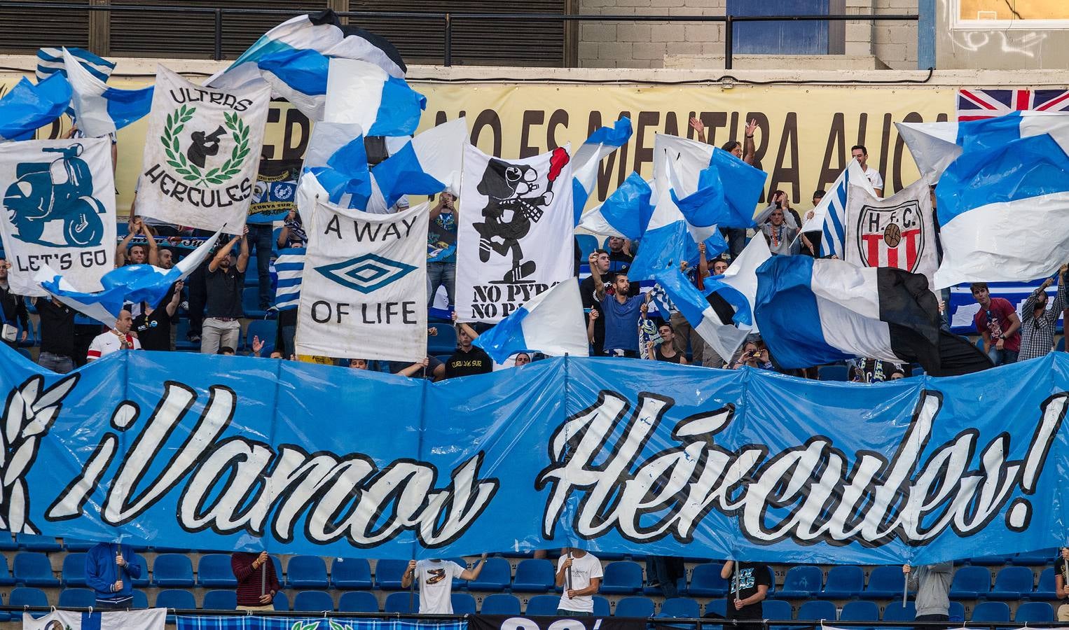 El Hércules pierde ante el Mestalla