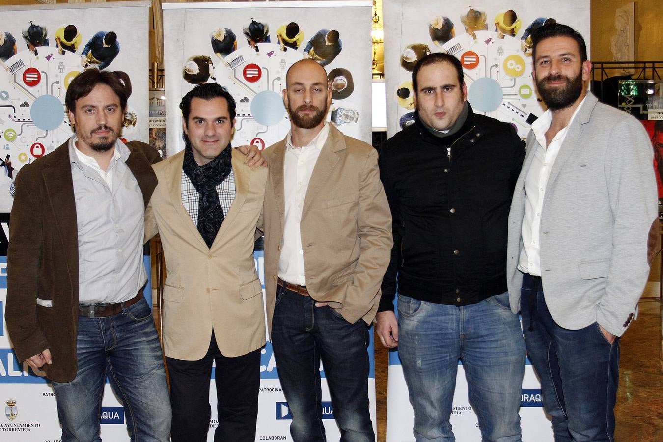 El &#039;photocall&#039; de los VI Premios Web de la provincia de Alicante (I)