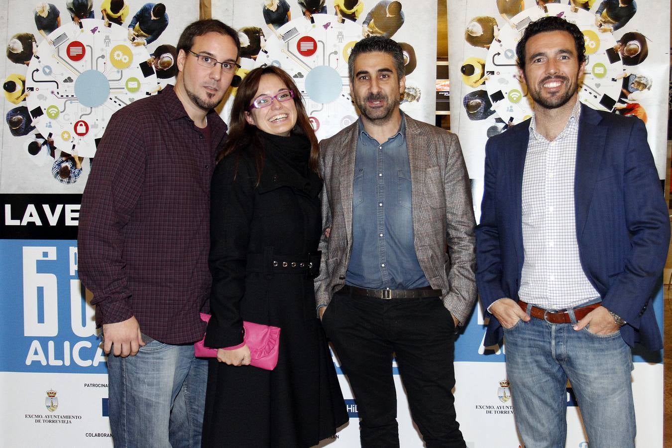 El &#039;photocall&#039; de los VI Premios Web de la provincia de Alicante (I)