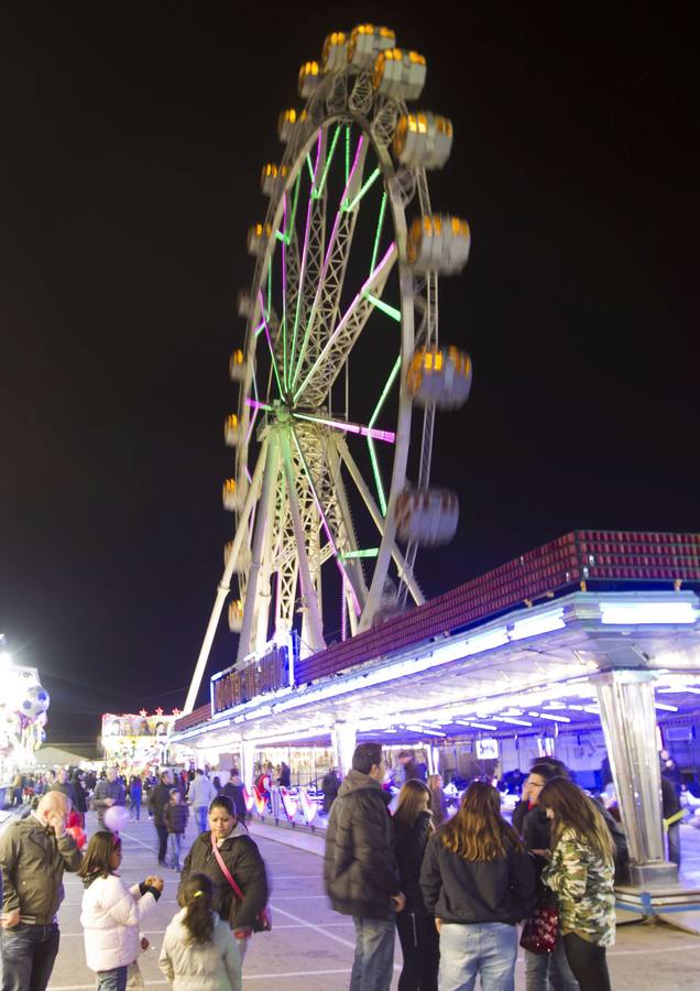 Feria de Navidad. La noria de la Feria de Navidad del año pasado.