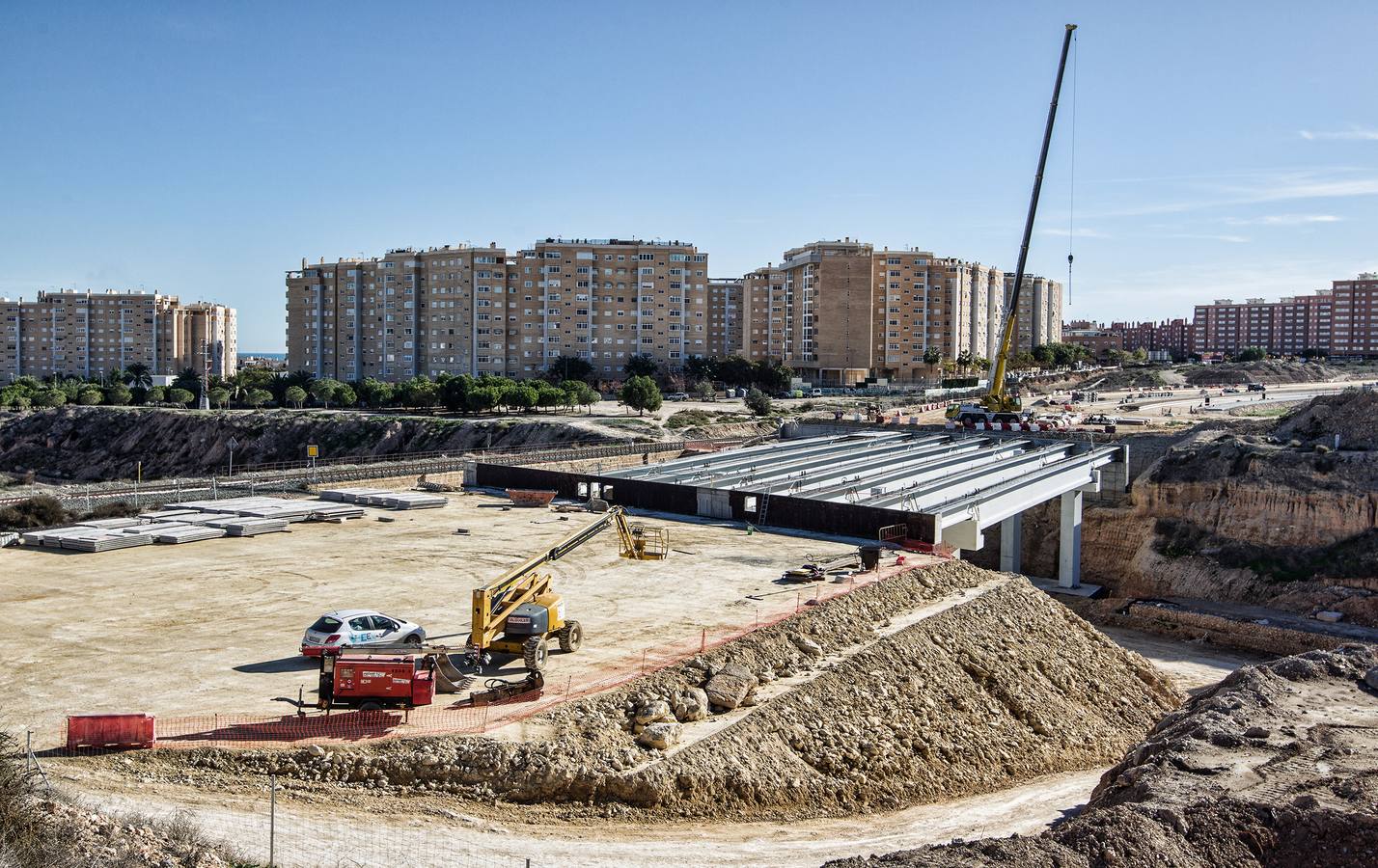 La Vía Parque de Alicante estará abierta en primavera