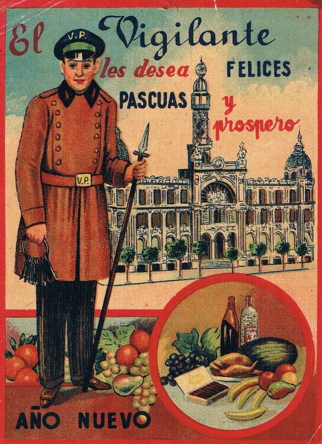 Postales antiguas de Navidad