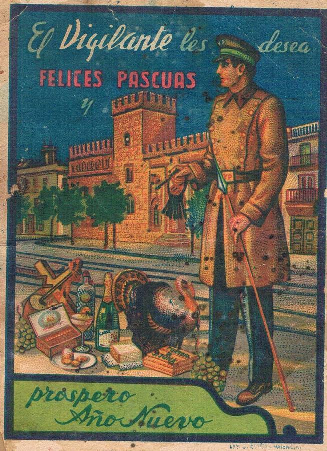 Postales antiguas de Navidad
