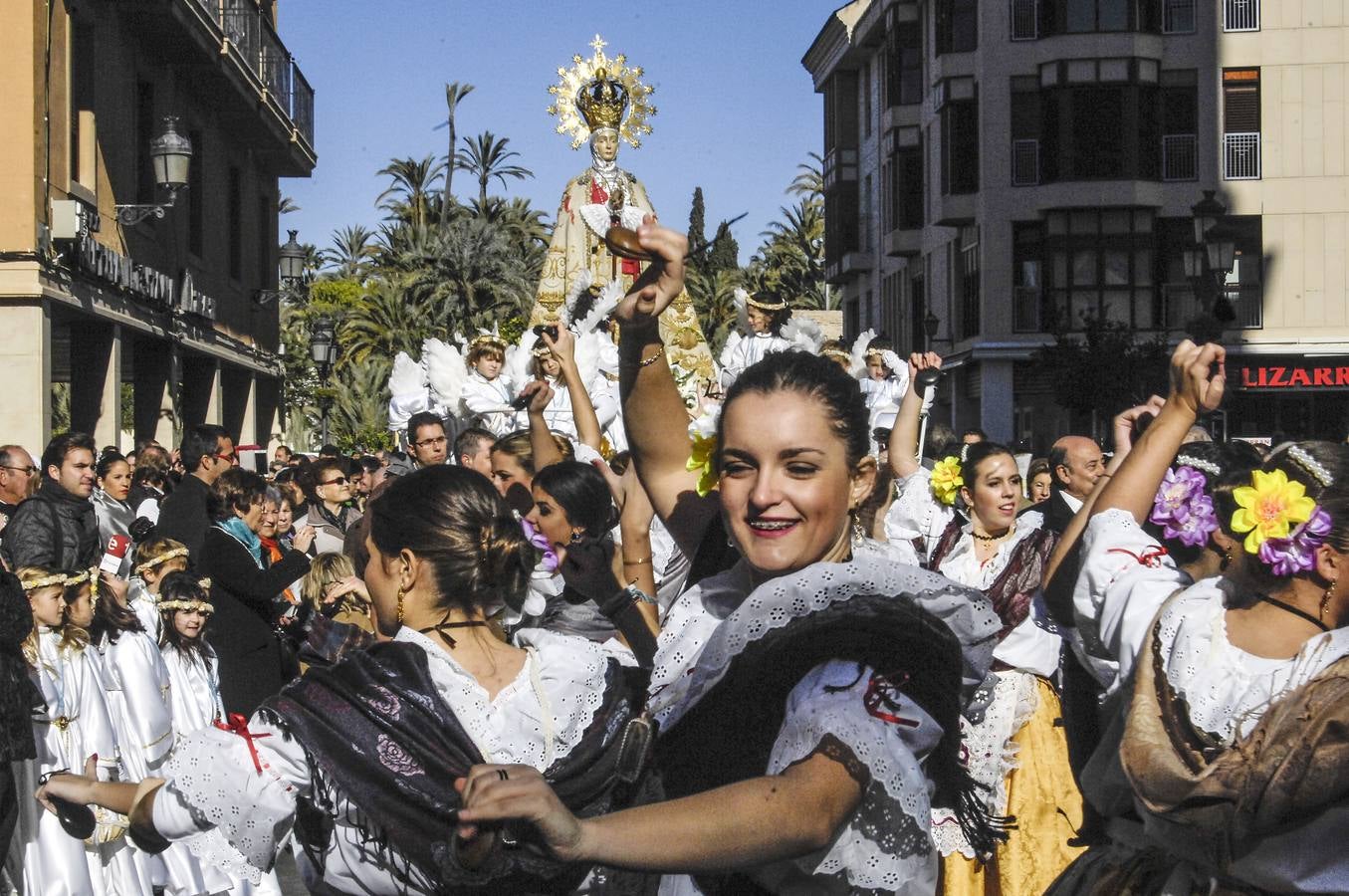 Procesión de la Virgen en Elche