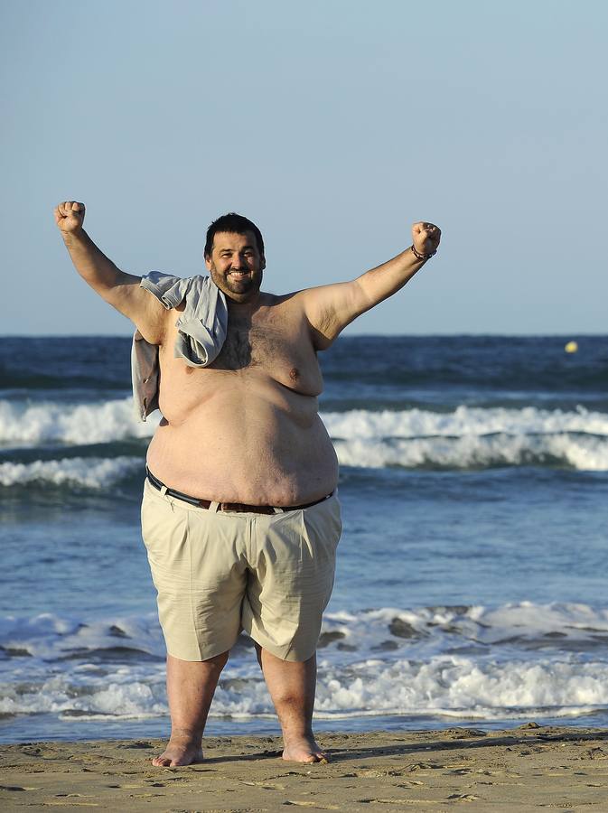 El chef David de Jorge, antes y después de perder 131 kilos