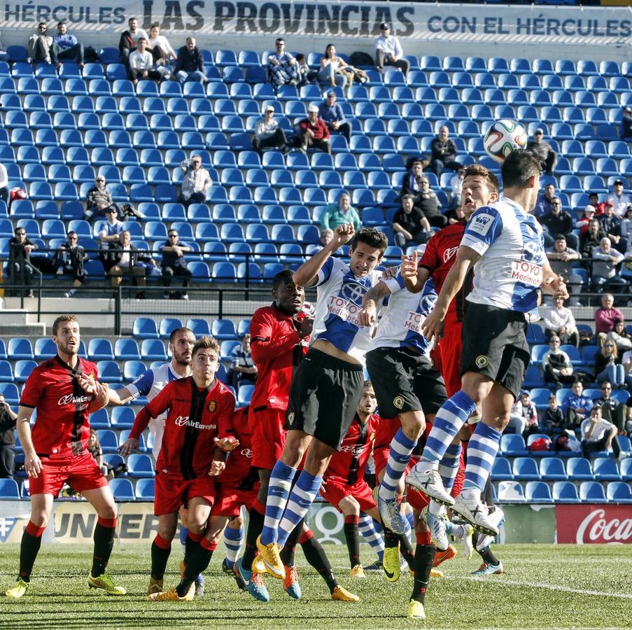 Empate entre el Hércules y el Mallorca B