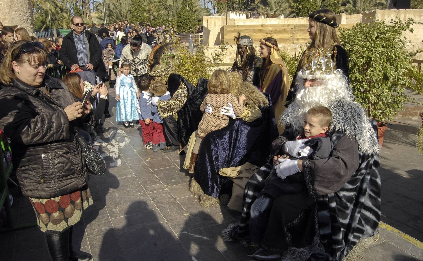 Los Reyes Magos en el Belén Viviente de Elche