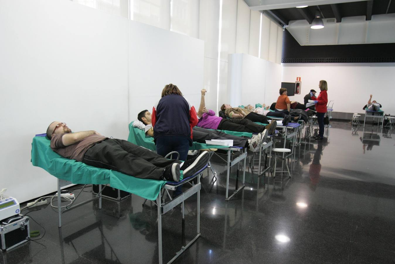 Maratón de donación de sangre en el Centro de Congresos