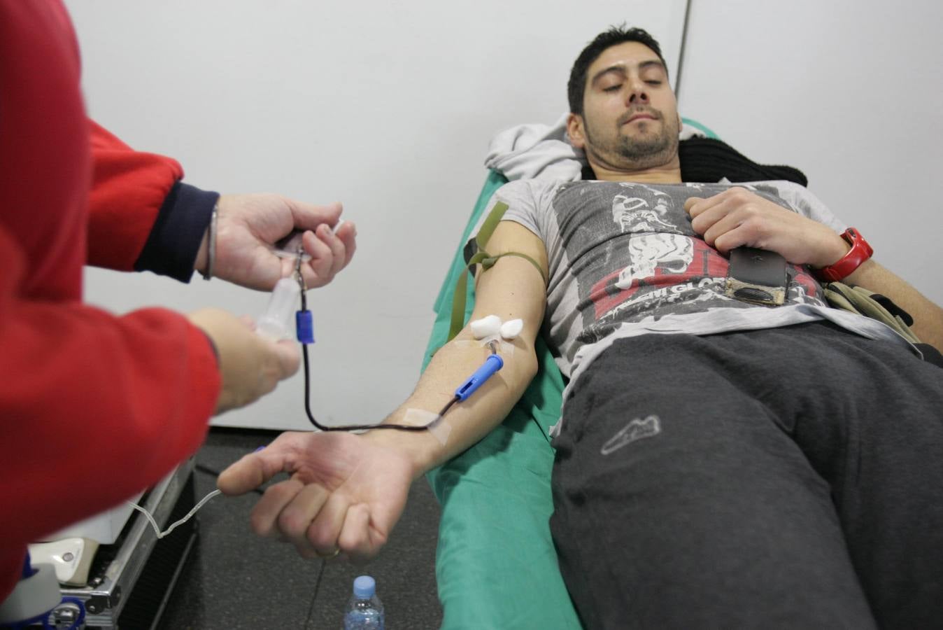 Maratón de donación de sangre en el Centro de Congresos