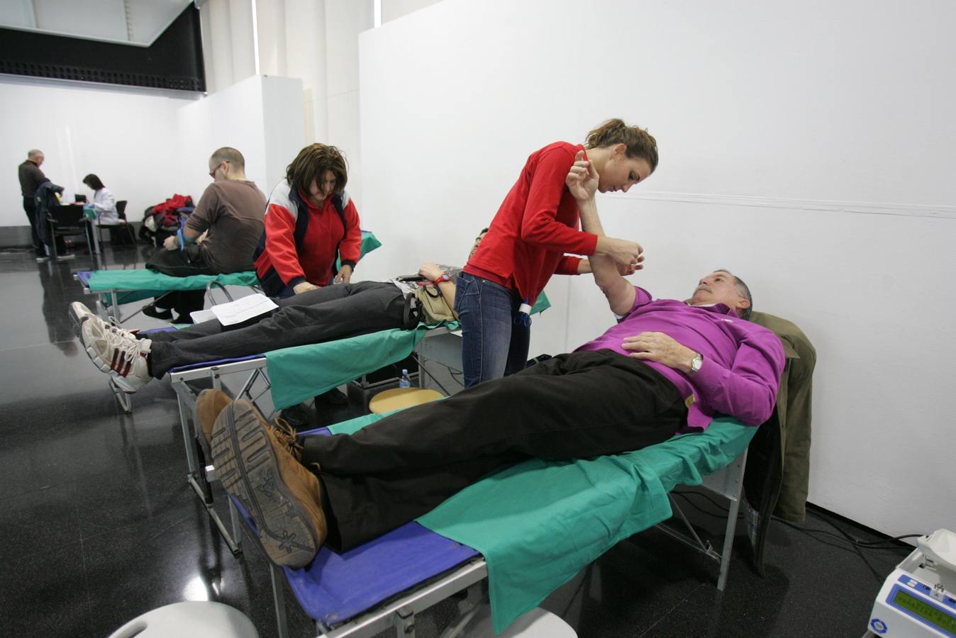 Maratón de donación de sangre en el Centro de Congresos