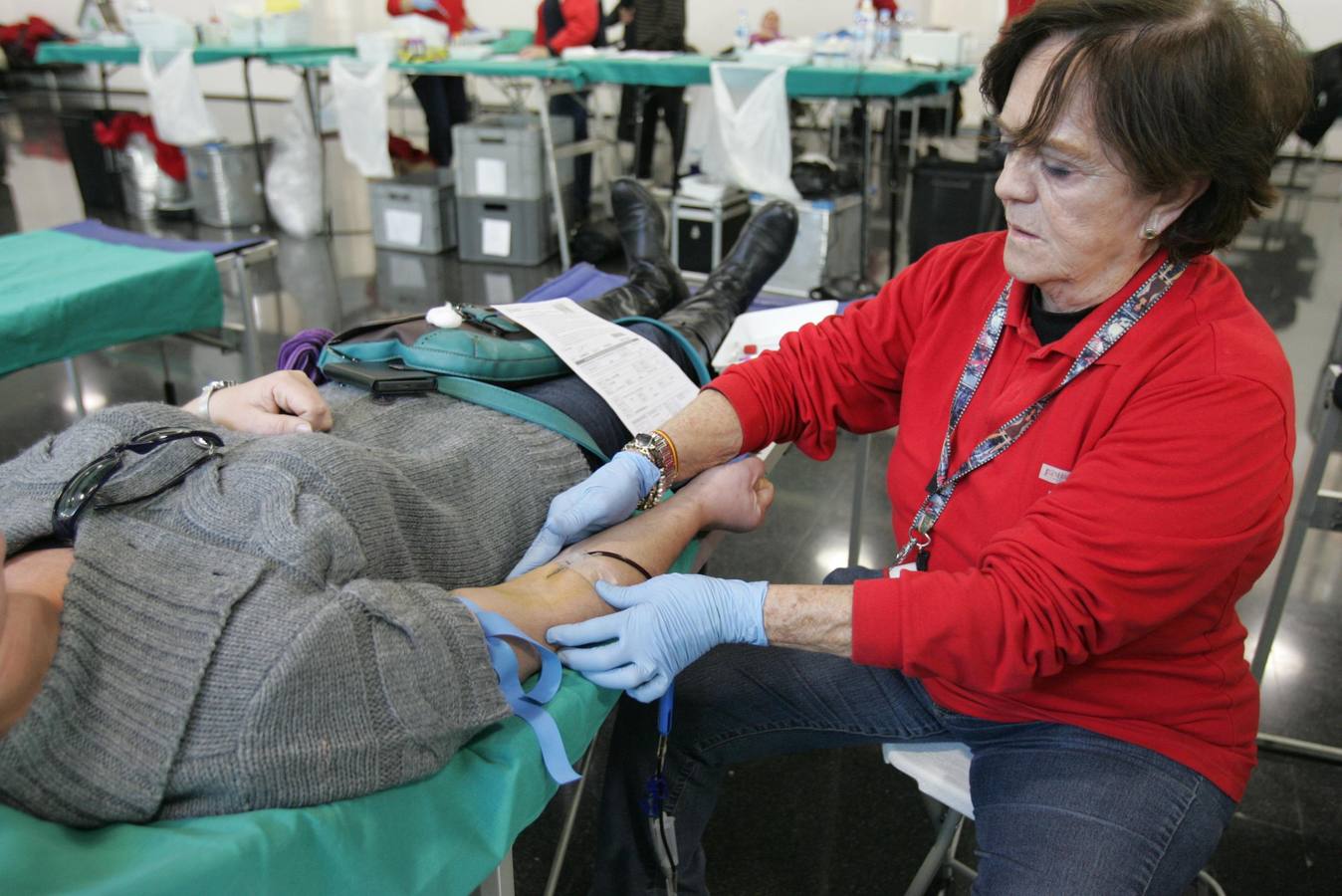 Maratón de donación de sangre en el Centro de Congresos