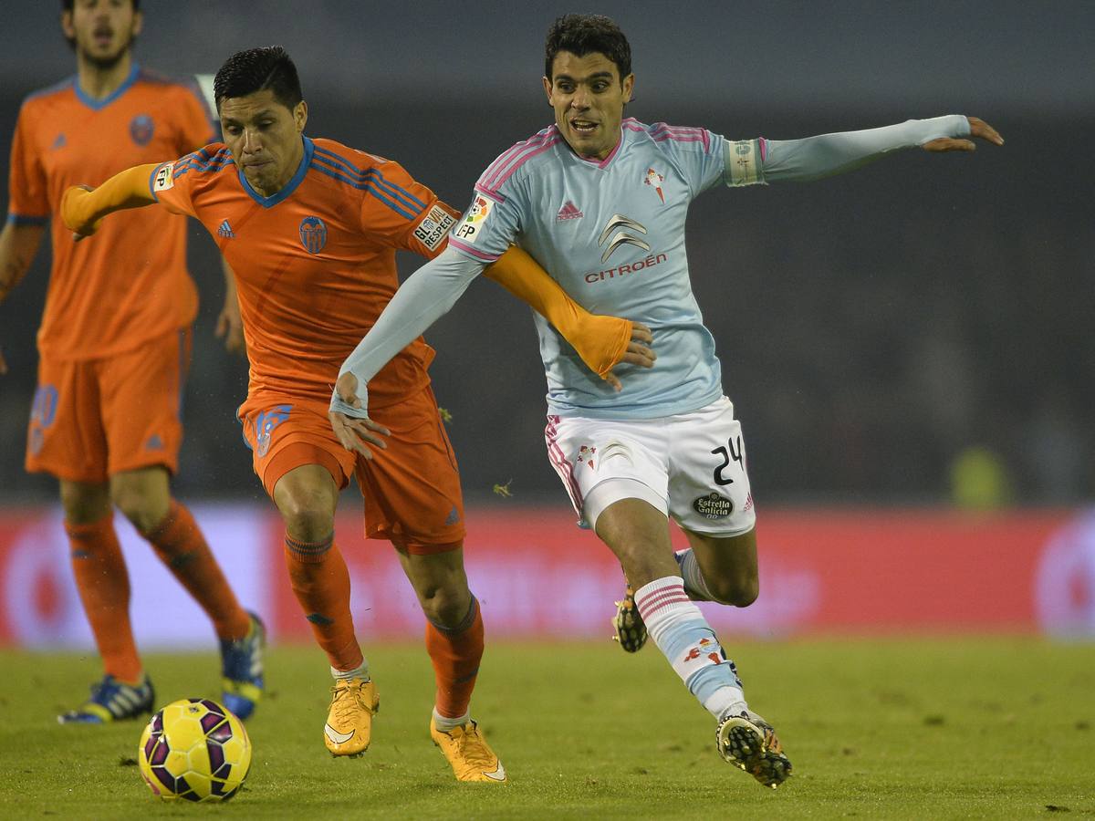 El Celta - Valencia en imágenes