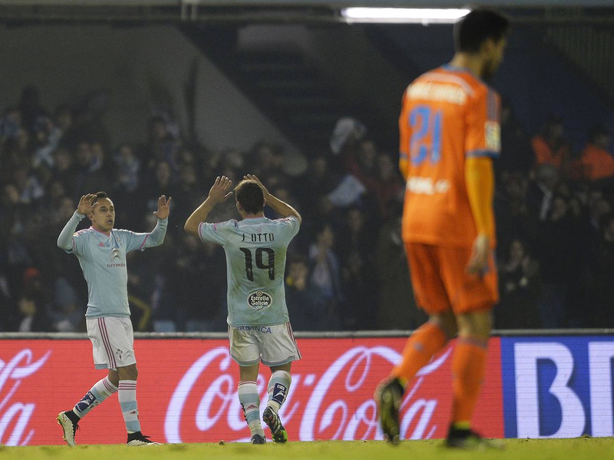 El Celta - Valencia en imágenes