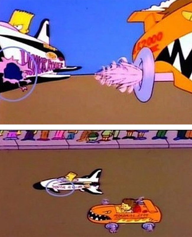 15 errores en Los Simpsons