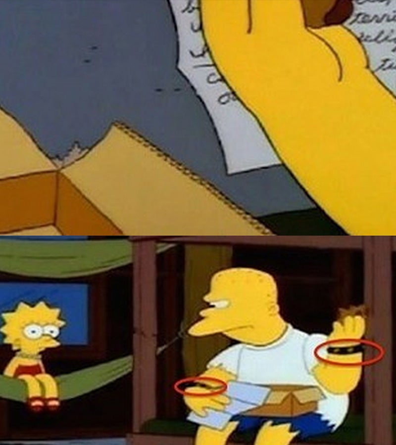15 errores en Los Simpsons