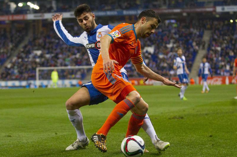 Partido de octavos de final de la Copa del Rey entre Espanyol y Valencia