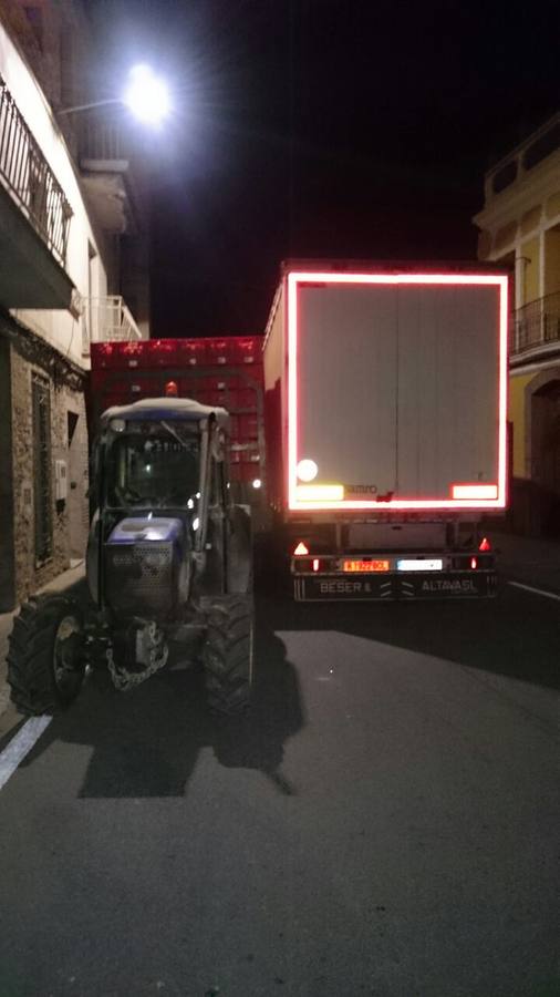 Dos horas de atasco en Pedralba