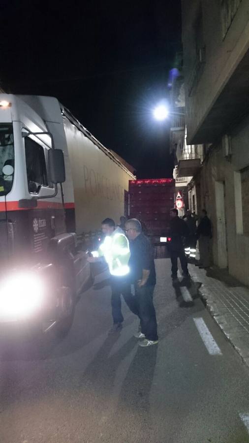 Dos horas de atasco en Pedralba