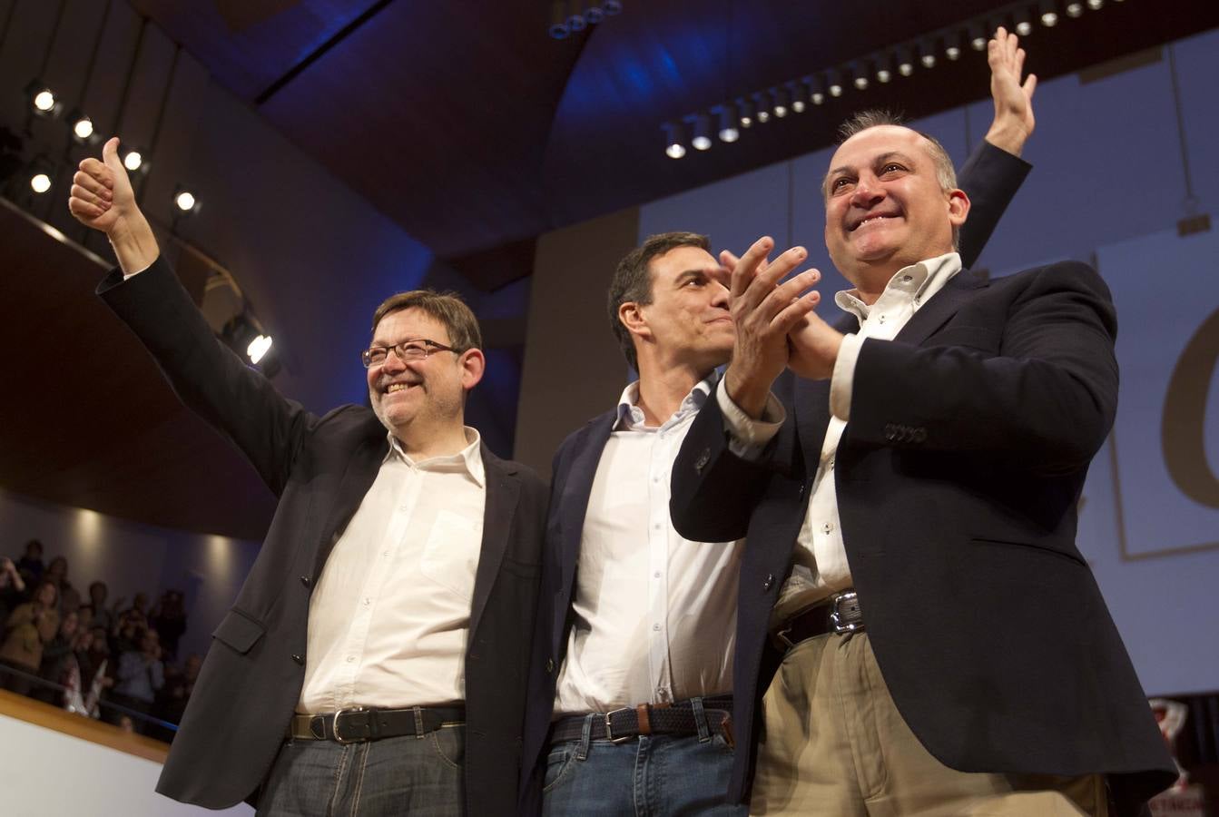 Pedro Sánchez da un mitin en Valencia