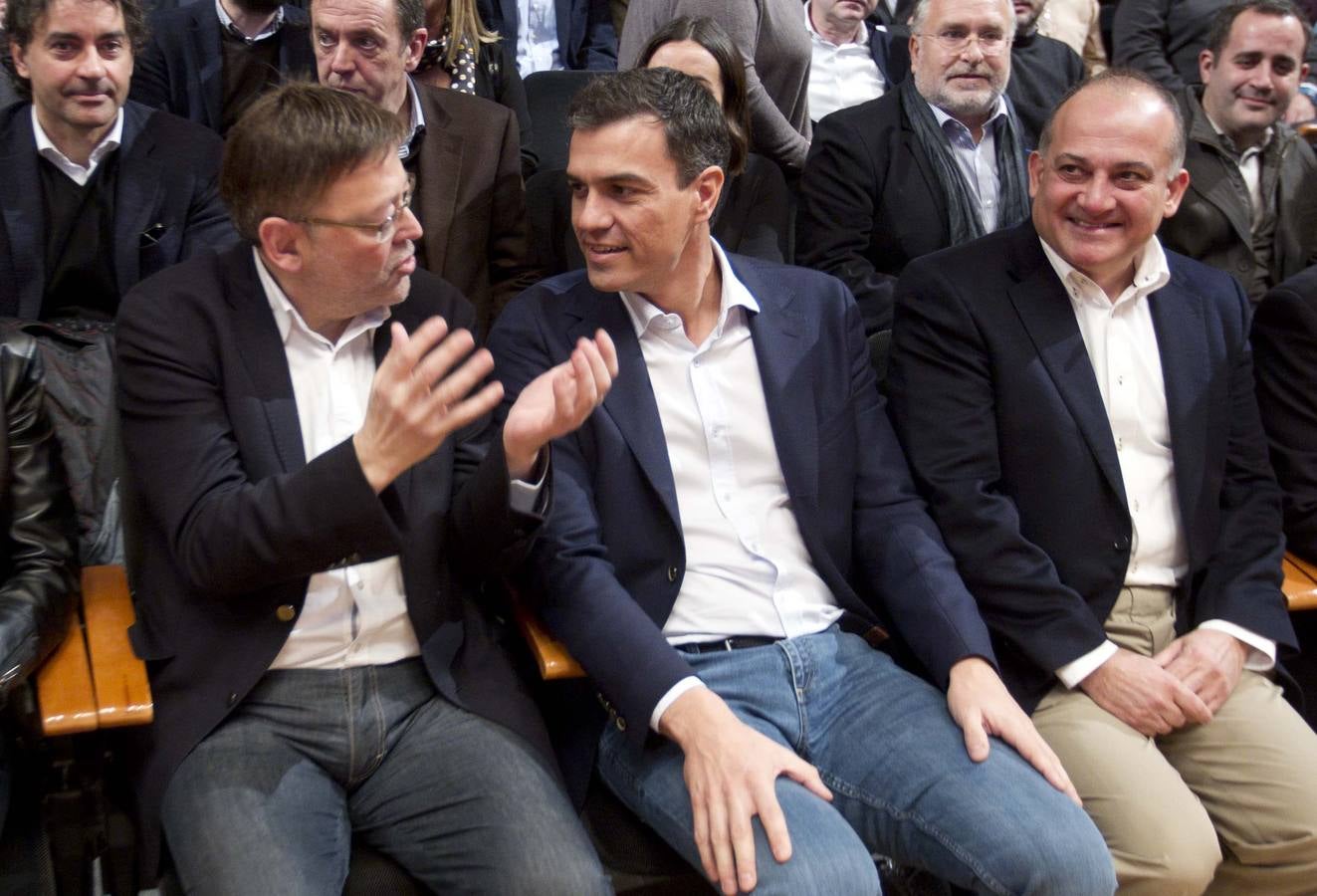 Pedro Sánchez da un mitin en Valencia