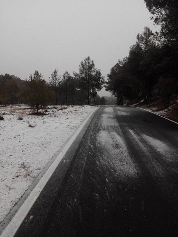 Nieva en la Comunitat