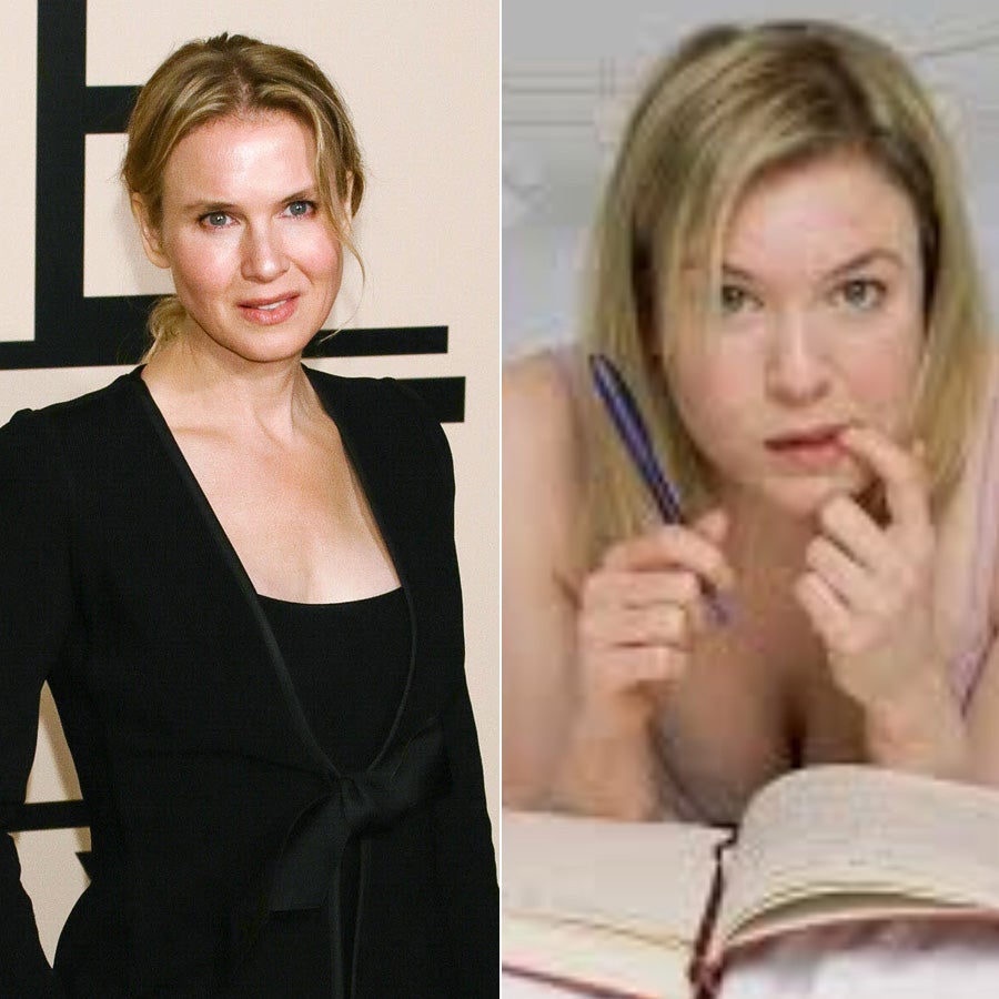 La actriz Renée Zellweger engordó 10 kilos para ser Bridget Jones.