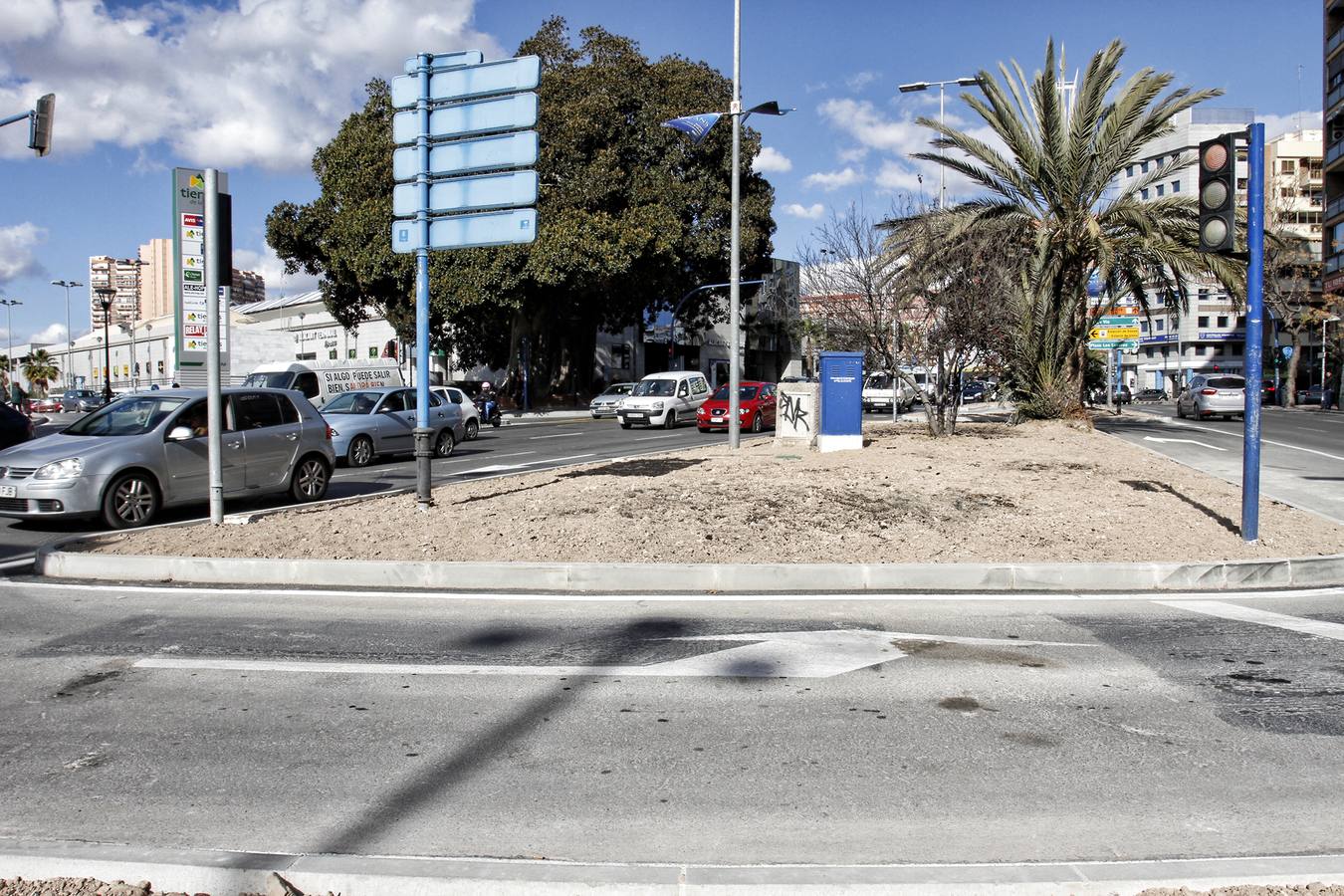 Obras en la avenida Salamanca