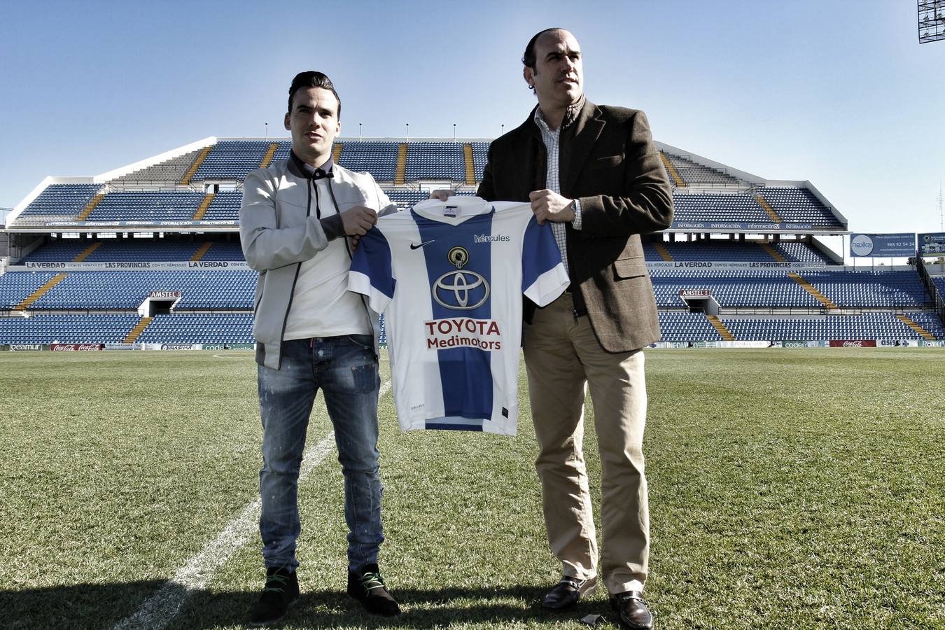 Presentación de Quero como jugador del Hércules CF