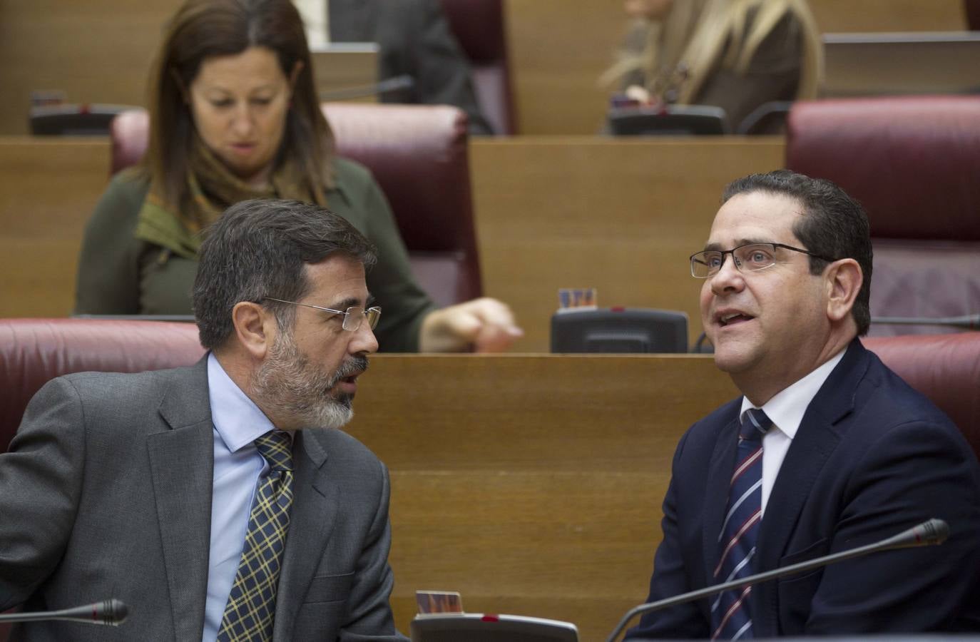 Pleno de Les Corts del miércoles 28 de enero