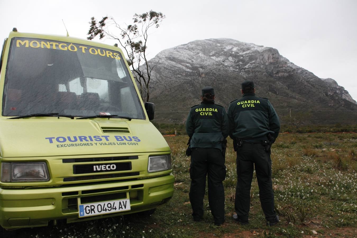 Nieve en Calpe. 