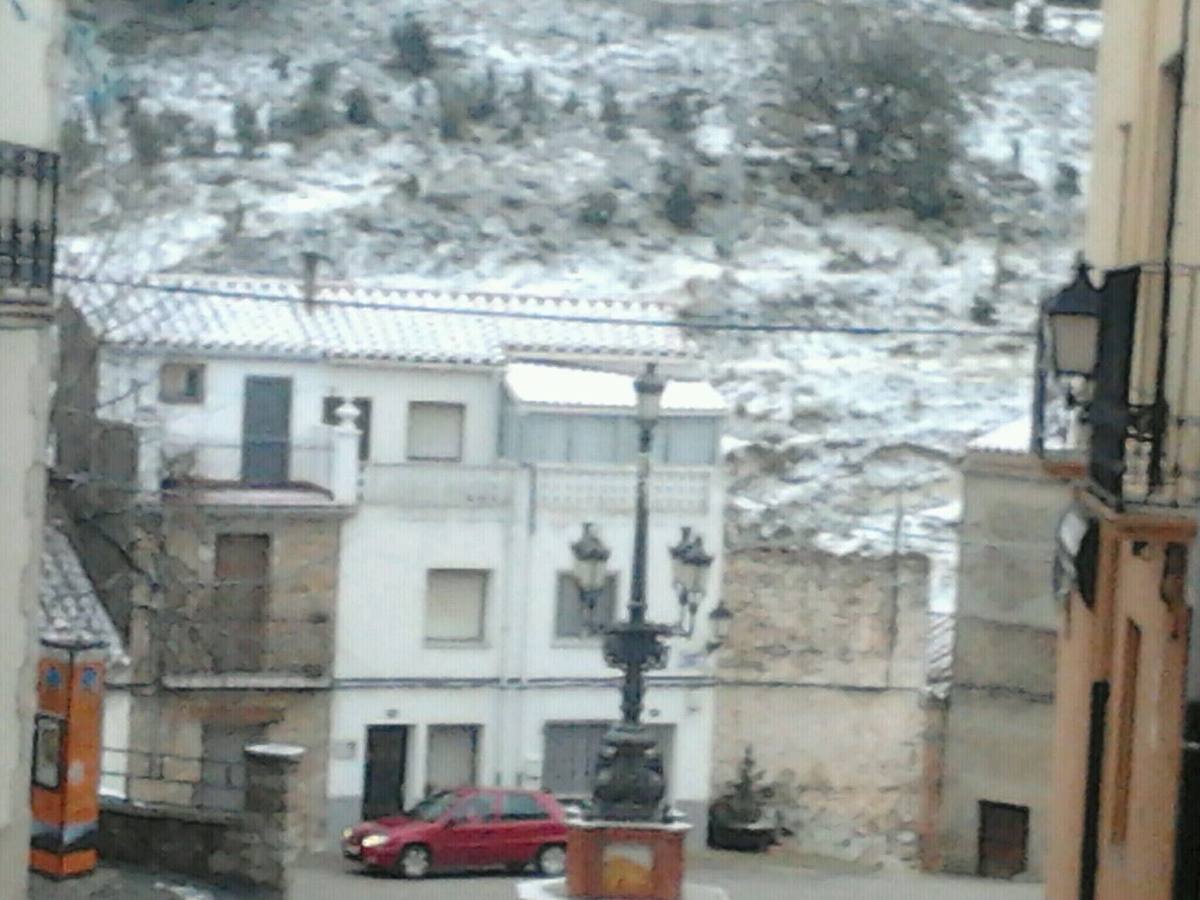 Nieve en Culla, Castellón. 