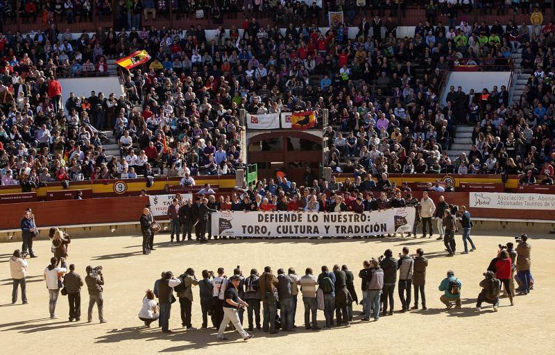 Masiva manifestación a favor del toro en Castellón