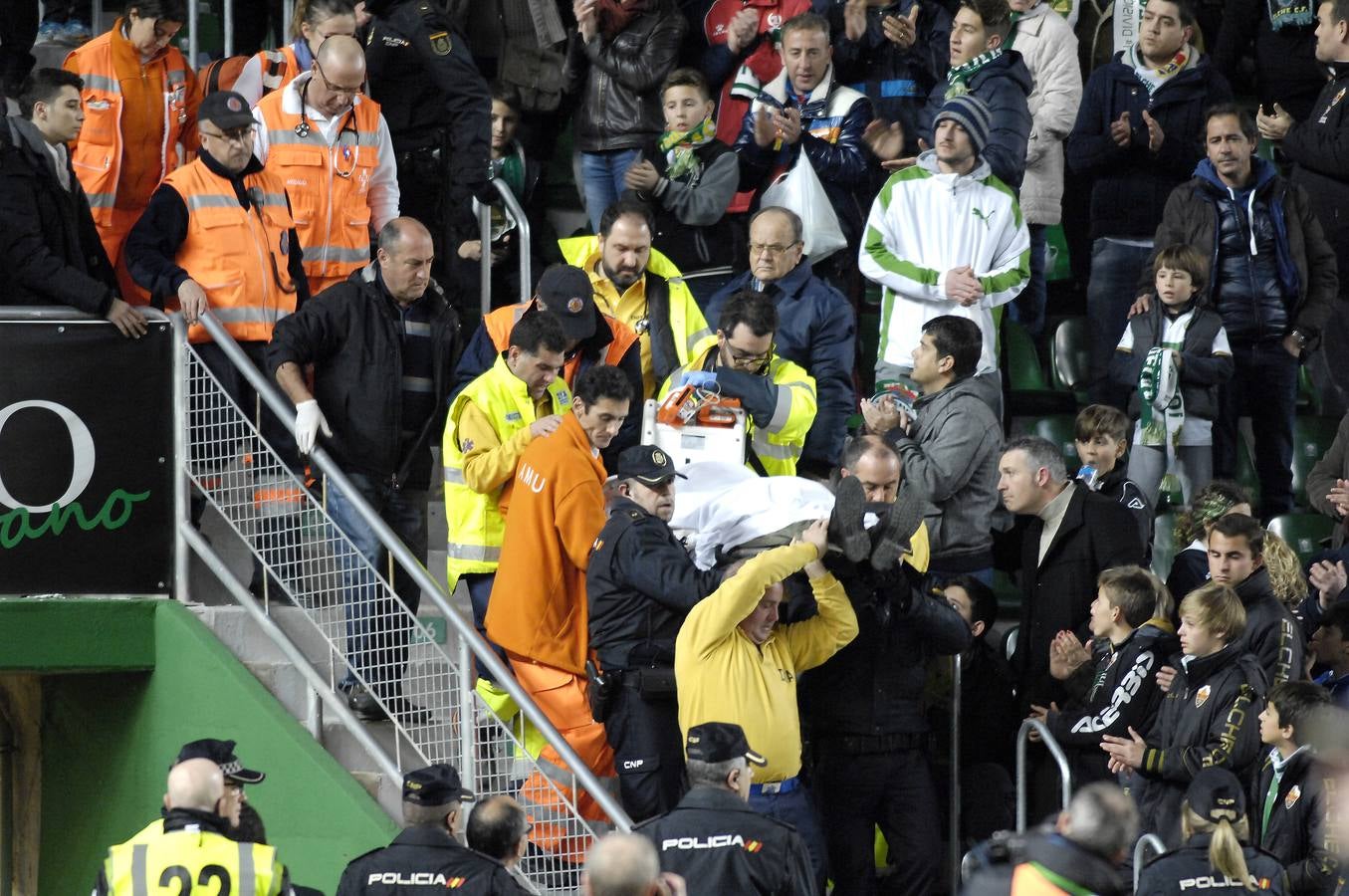 Partido entre el Elche y el Real Madrid