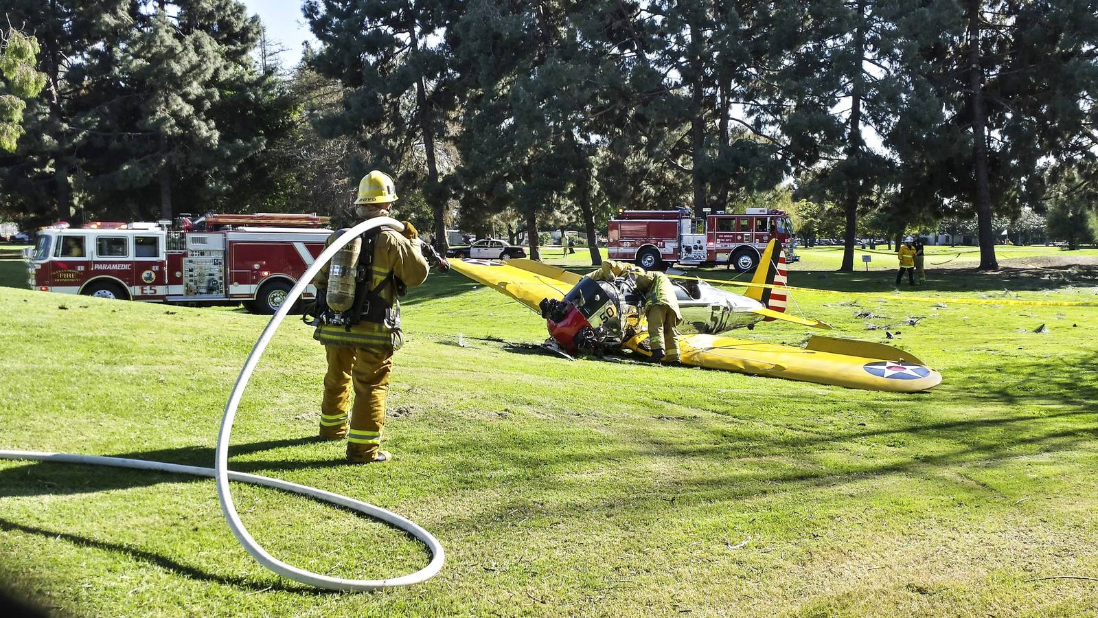 Harrison Ford, herido en un aterrizaje forzoso de la avioneta que pilotaba