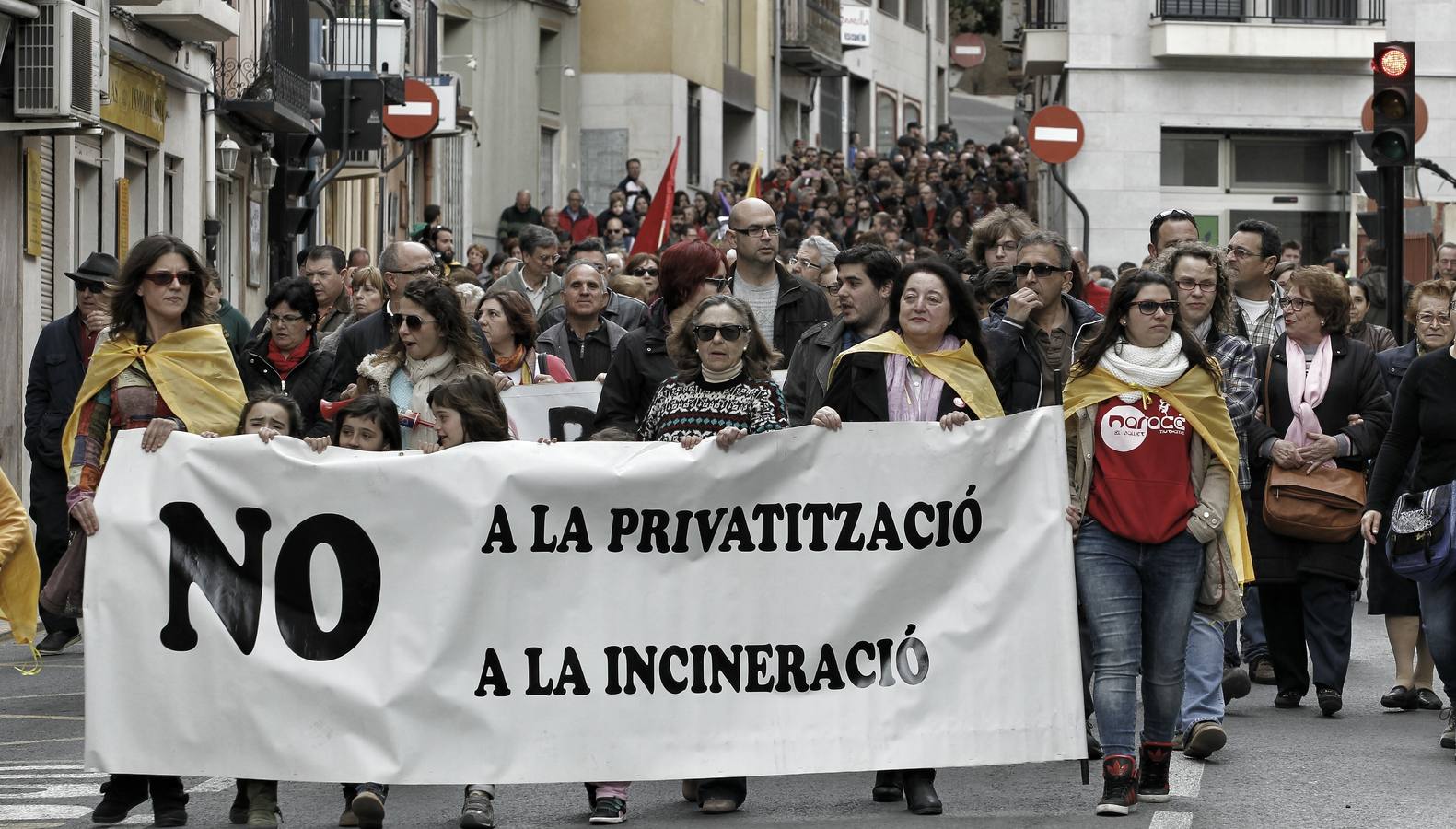 Manifestación en Xixona