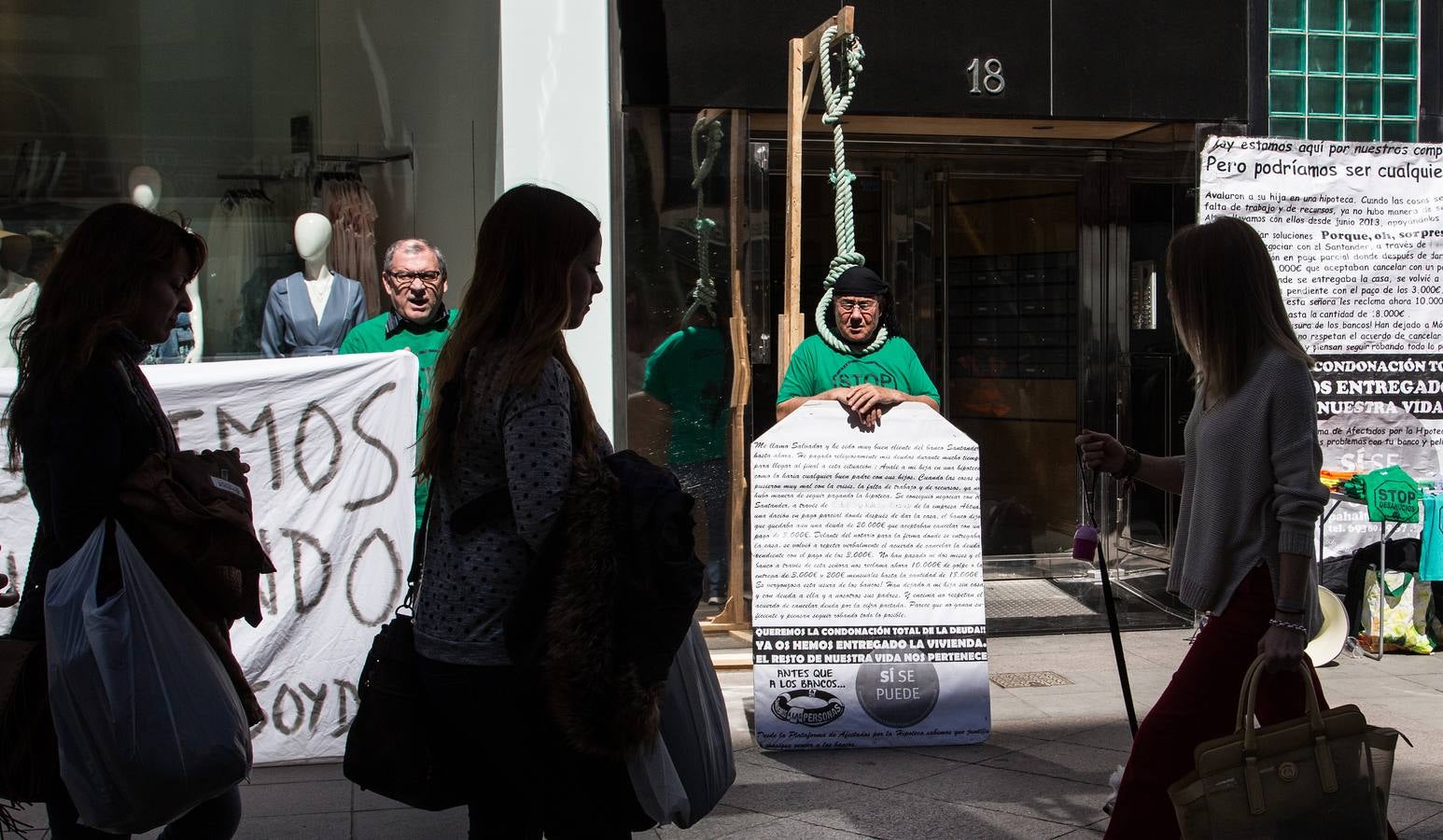 Protesta de la PAH en Alicante