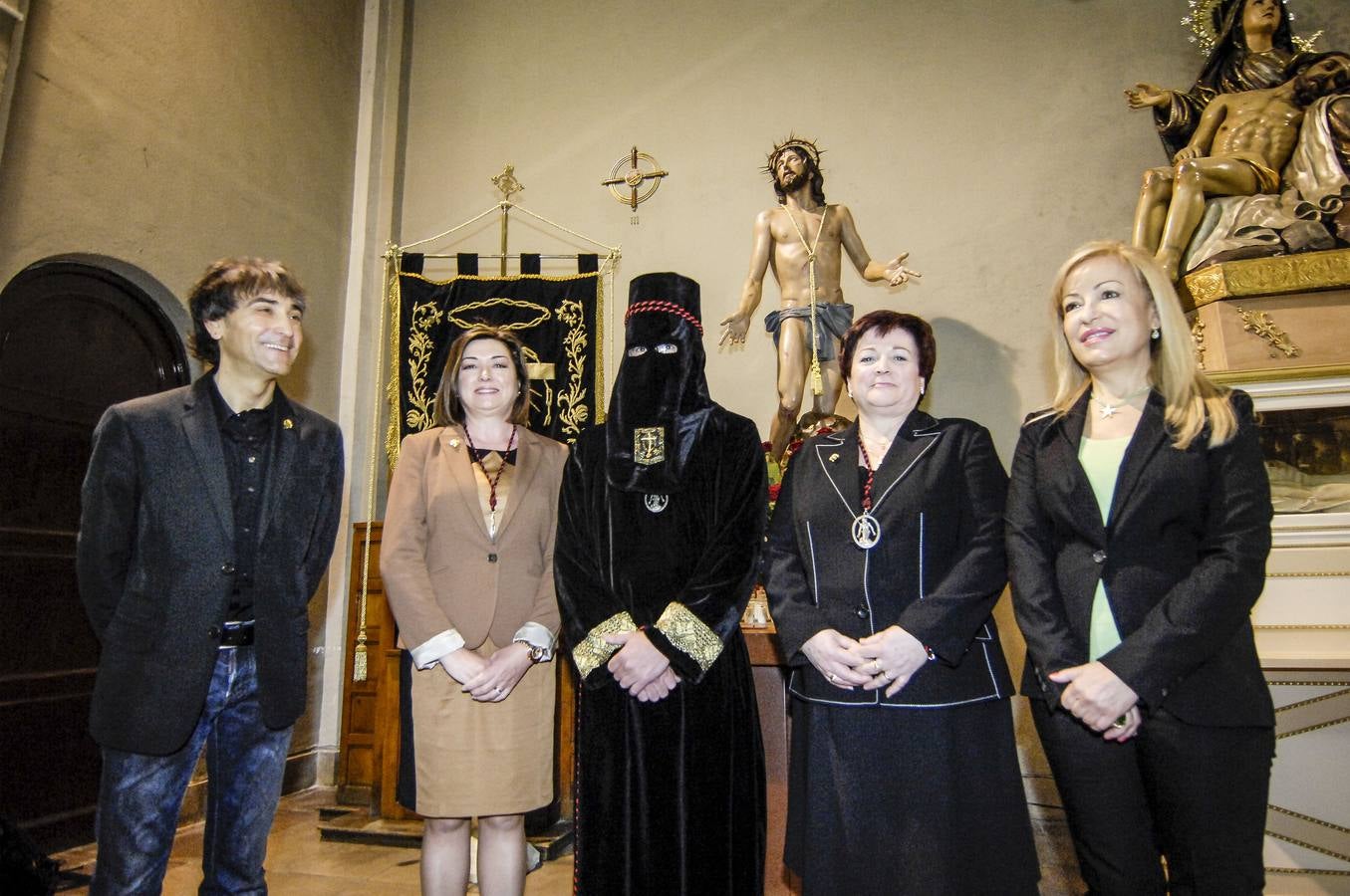 Presentación del preso indultado del Cristo del Perdón de Elche